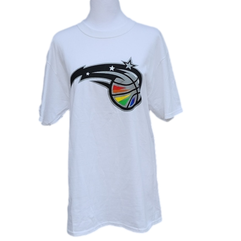 ORLANDO MAGIC NBA PRIDE SHIRT SIZE MEDIUM